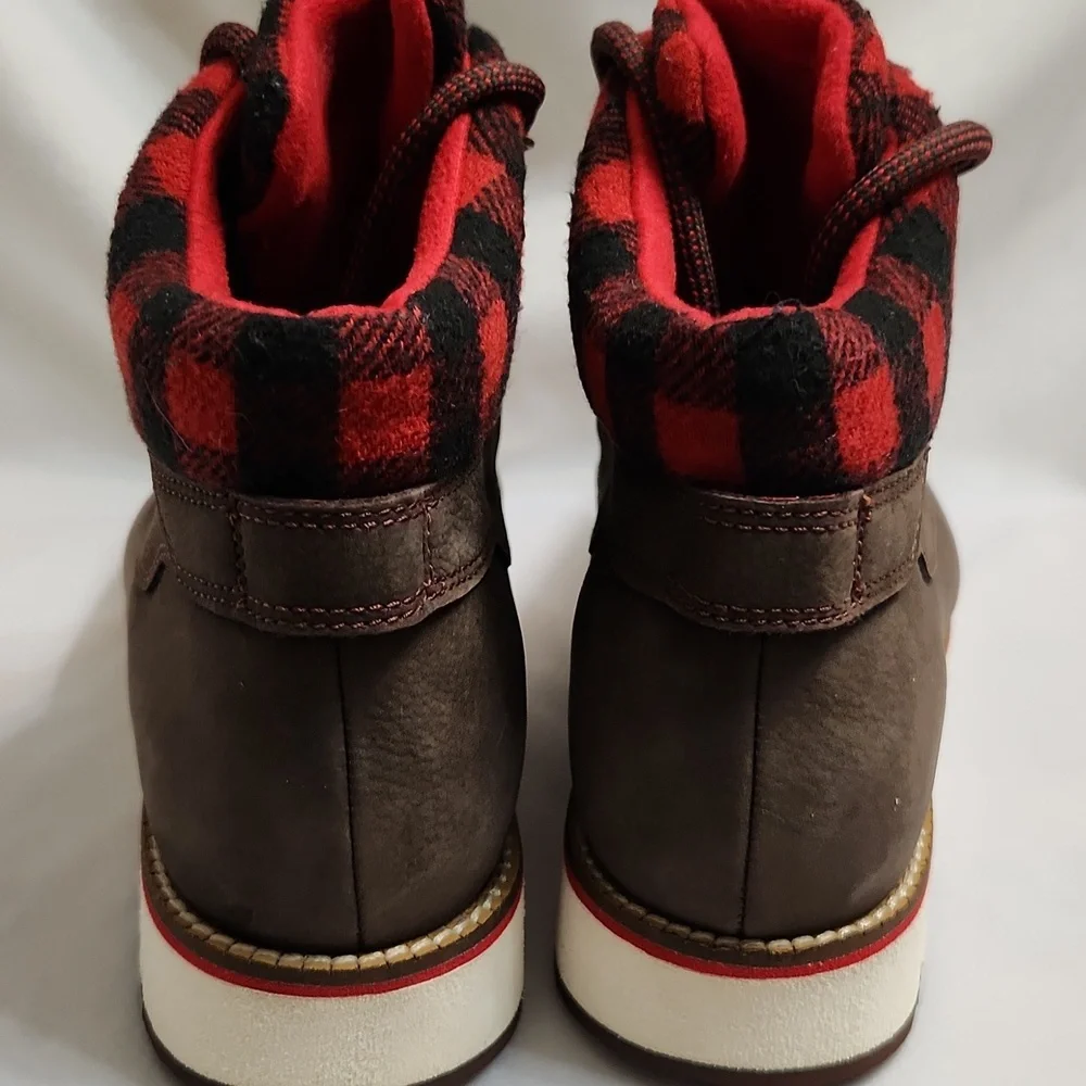 Cole Haan Grand Explore Brown and Red Suede Boots (W Size 7.5)